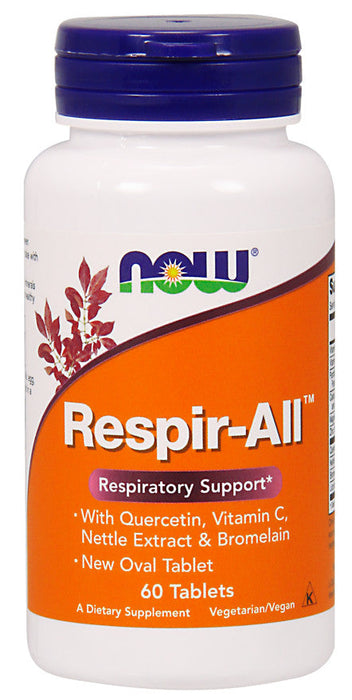 NOW Foods Respir-All, Allergy - 60 tablets - Special Formula at MySupplementShop by NOW Foods