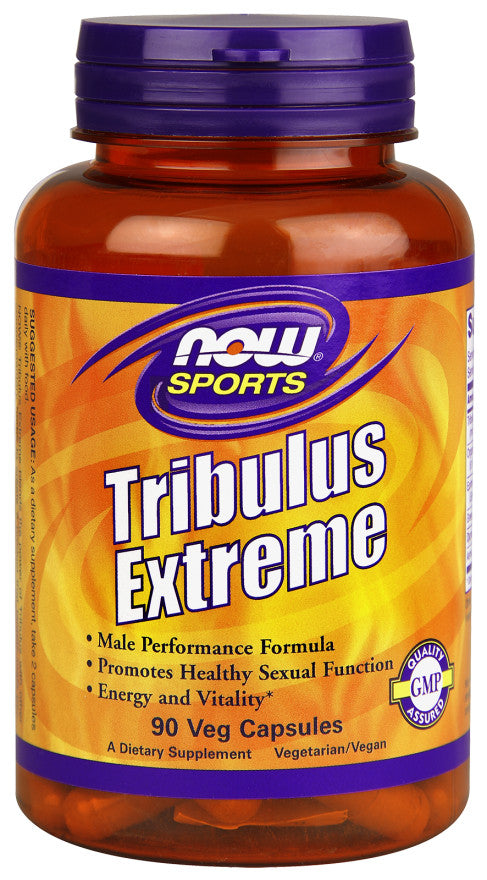 NOW Foods Tribulus Extreme - 90 vcaps | High-Quality Natural Testosterone Support | MySupplementShop.co.uk
