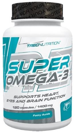 Trec Nutrition Super Omega-3 - 120 caps | High-Quality Omegas, EFAs, CLA, Oils | MySupplementShop.co.uk