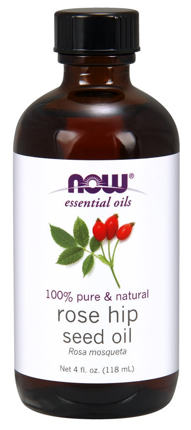 NOW Foods Rose Hip Seed Oil - 118 ml. | High-Quality Health and Wellbeing | MySupplementShop.co.uk