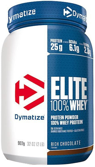 Dymatize Elite 100% Whey Protein, Gourmet Vanilla - 907 grams | High-Quality Protein | MySupplementShop.co.uk