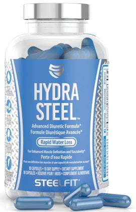 Pro Tan Hydra Steel, Advanced Diuretic Formula - 80 caps | High-Quality Slimming and Weight Management | MySupplementShop.co.uk