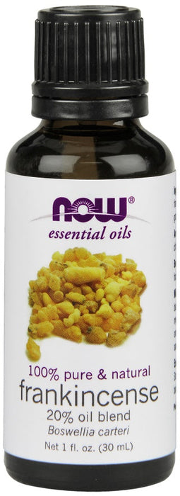 NOW Foods Essential Oil, Frankincense Oil 20% Oil Blend - 30 ml. - Health and Wellbeing at MySupplementShop by NOW Foods