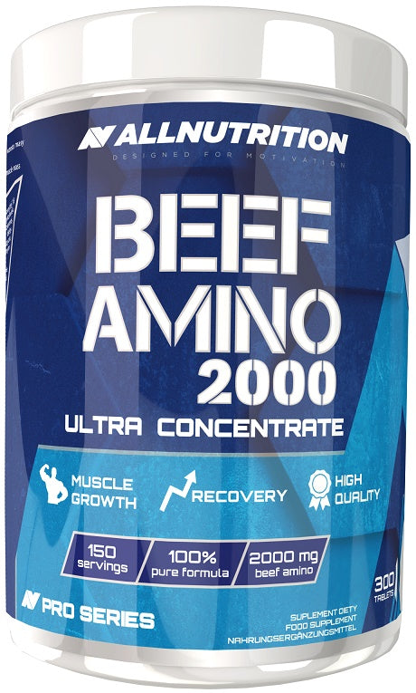 Allnutrition Beef Amino 2000 - 300 tablets | High-Quality Amino Acids and BCAAs | MySupplementShop.co.uk
