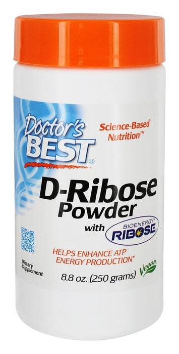 Doctor's Best D-Ribose, Powder - 250g - Health and Wellbeing at MySupplementShop by Doctor's Best