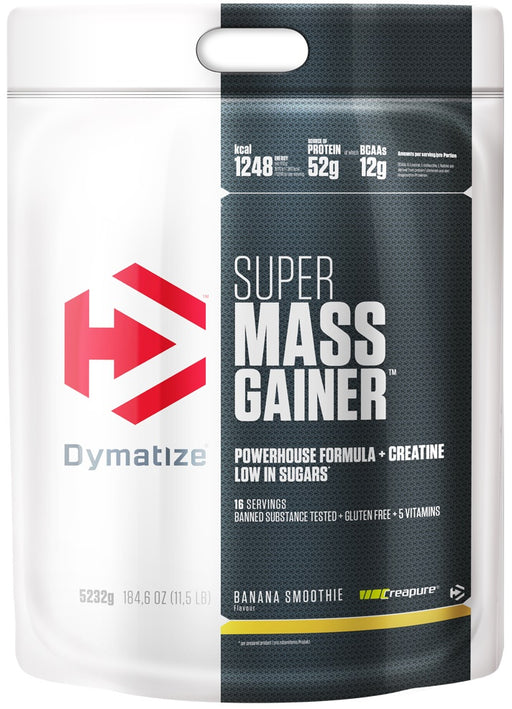 Dymatize Super Mass Gainer, Banana Smoothie - 5232 grams | High-Quality Weight Gainers & Carbs | MySupplementShop.co.uk