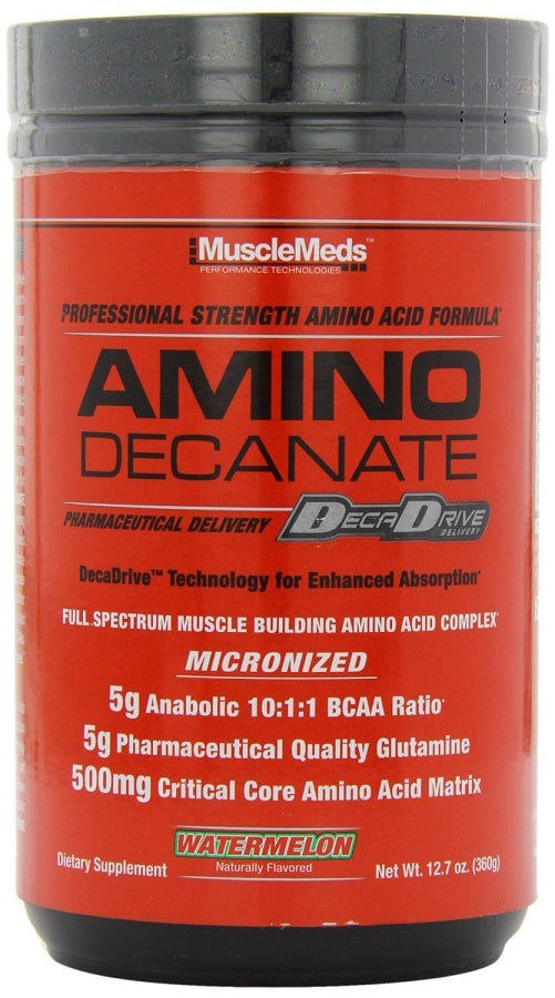 MuscleMeds Amino Decanate, Citrus Lime - 384 grams | High-Quality Amino Acids and BCAAs | MySupplementShop.co.uk