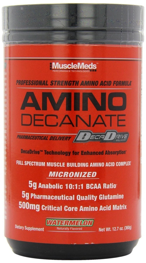 MuscleMeds Amino Decanate, Watermelon - 378 grams - Default Title - Amino Acids and BCAAs at MySupplementShop by MuscleMeds