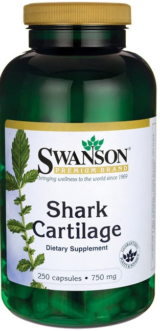 Swanson Shark Cartilage, 750mg - 250 caps - Joint Support at MySupplementShop by Swanson