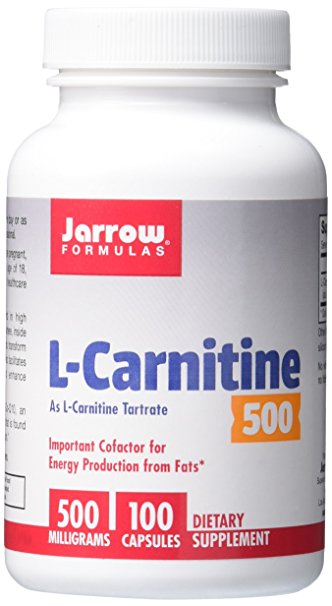 Jarrow Formulas L-Carnitine, 500mg - 100 caps - Slimming and Weight Management at MySupplementShop by Jarrow Formulas