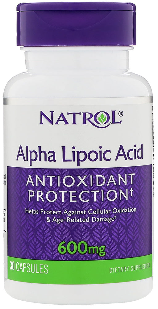 Natrol Alpha Lipoic Acid, 600mg - 30 caps | High-Quality Health and Wellbeing | MySupplementShop.co.uk