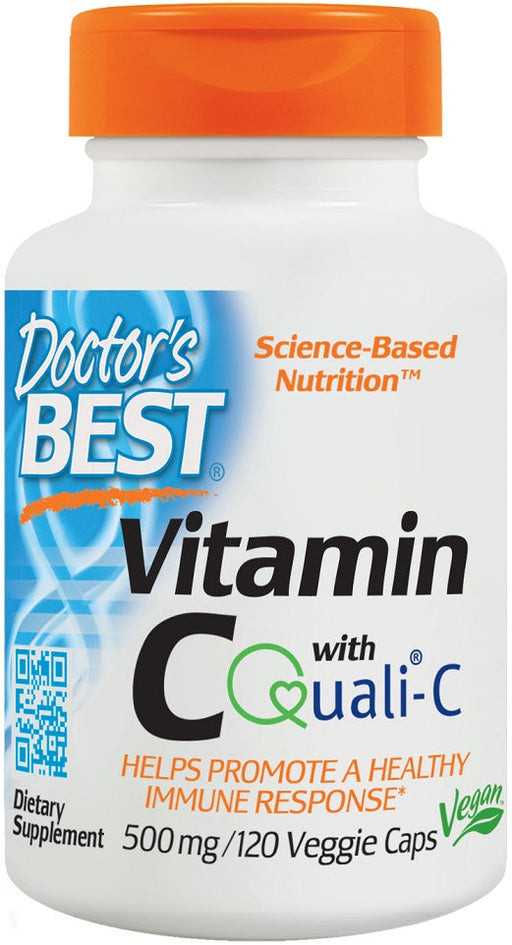 Doctor's Best Vitamin C with Quali-C, 500mg - 120 vcaps - Vitamins & Minerals at MySupplementShop by Doctor's Best