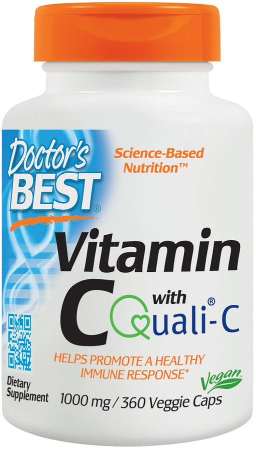 Doctor's Best Vitamin C with Quali-C, 1000mg - 360 vcaps | High-Quality Vitamins & Minerals | MySupplementShop.co.uk