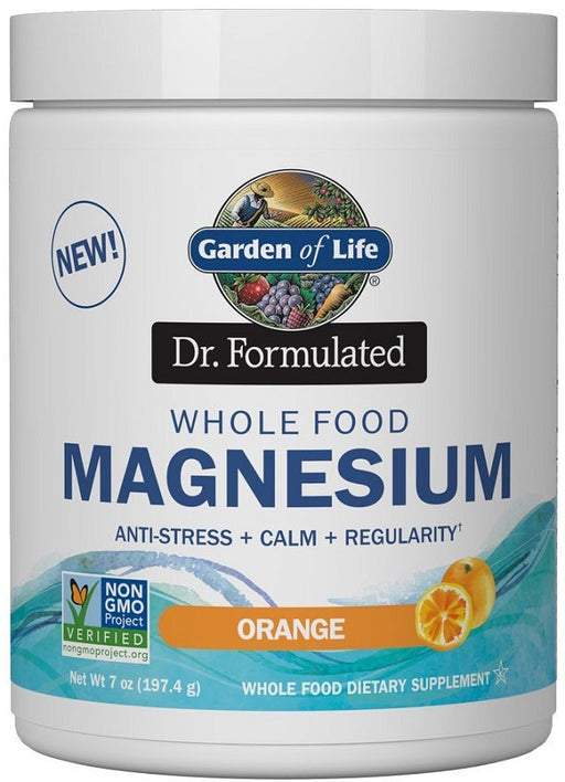 Garden of Life Dr. Formulated Whole Food Magnesium, Orange - 197g | High-Quality Sports Supplements | MySupplementShop.co.uk