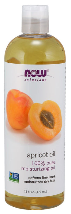 NOW Foods Apricot Oil - 473 ml. - Health and Wellbeing at MySupplementShop by NOW Foods