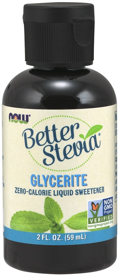 NOW Foods Better Stevia Glycerite, Alcohol-Free - 59 ml. | High-Quality Health Foods | MySupplementShop.co.uk