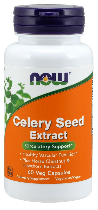 NOW Foods Celery Seed Extract - 60 vcaps - Health and Wellbeing at MySupplementShop by NOW Foods