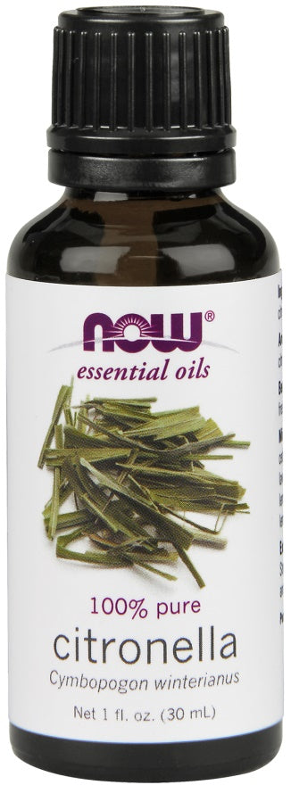 NOW Foods Essential Oil, Citronella Oil - 30 ml. | High-Quality Health and Wellbeing | MySupplementShop.co.uk