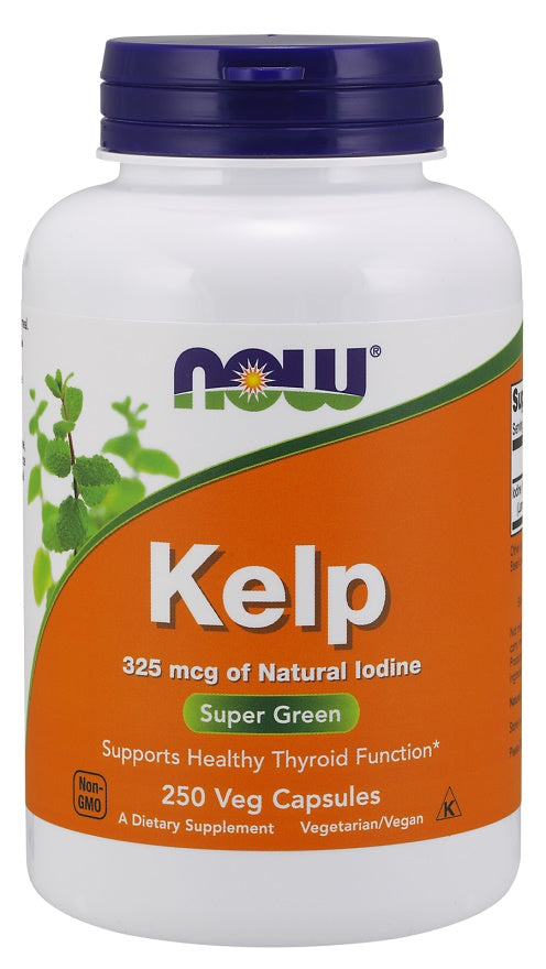 NOW Foods Kelp, 325mcg - 250 vcaps | High-Quality Health and Wellbeing | MySupplementShop.co.uk