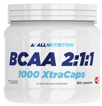 Allnutrition BCAA 2:1:1 1000 Xtra Caps - 180 caps | High-Quality Vitamins, Minerals & Supplements | MySupplementShop.co.uk