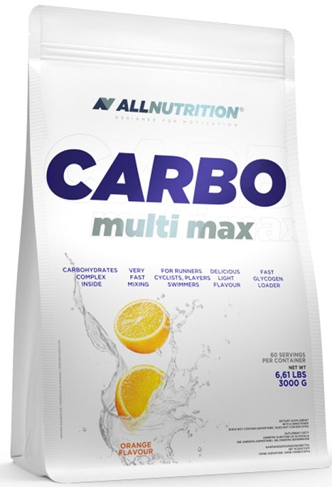 Allnutrition Carbo Multi Max, Strawberry - 3000 grams | High-Quality Weight Gainers & Carbs | MySupplementShop.co.uk