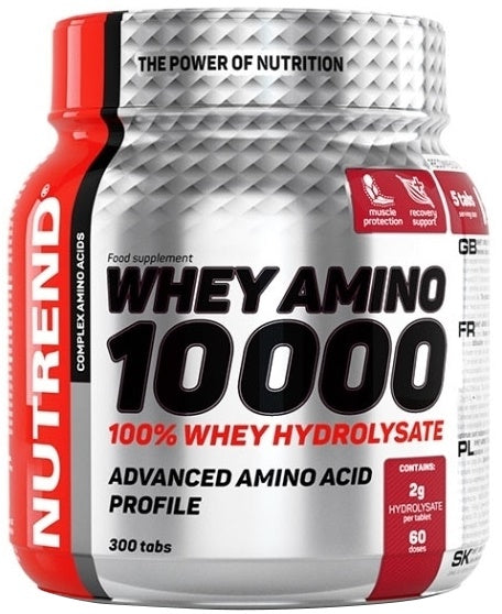 Nutrend Whey Amino 10 000 - 300 tablets | High-Quality Amino Acids and BCAAs | MySupplementShop.co.uk