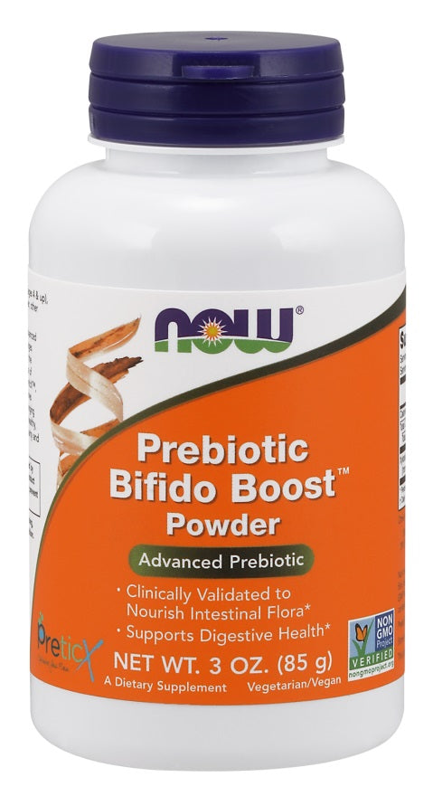 NOW Foods Prebiotic Bifido Boost Powder - 85g | High-Quality Health and Wellbeing | MySupplementShop.co.uk