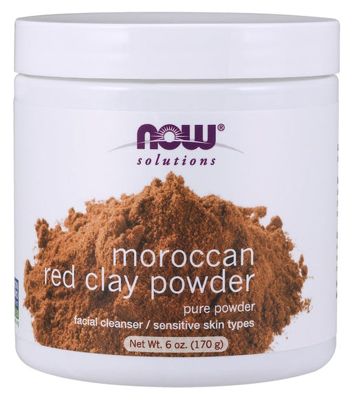 NOW Foods Red Clay Powder Moroccan - 170g | High-Quality Health and Wellbeing | MySupplementShop.co.uk