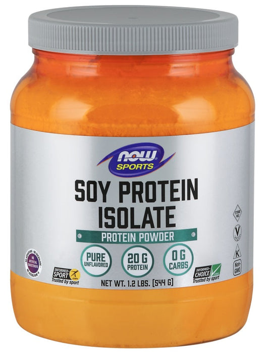 NOW Foods Soy Protein Isolate, Unflavored - 544g - Protein at MySupplementShop by NOW Foods