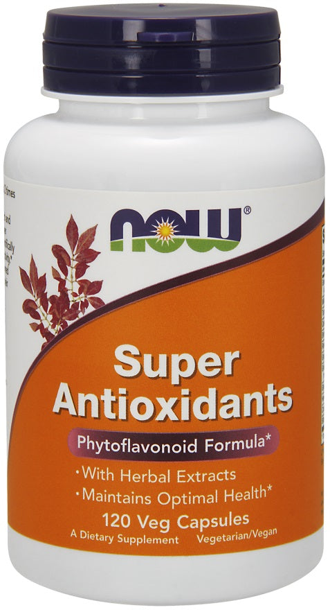 NOW Foods Super Antioxidants - 120 vcaps - Health and Wellbeing at MySupplementShop by NOW Foods