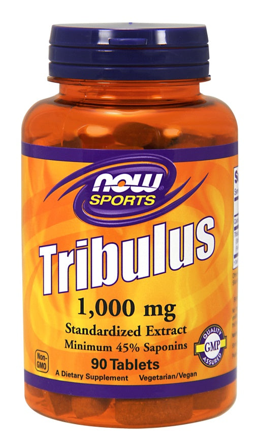 NOW Foods Tribulus, 1000mg - 90 tabs | High-Quality Natural Testosterone Support | MySupplementShop.co.uk