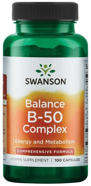 Swanson Balance B-50 - 100 caps - Vitamins & Minerals at MySupplementShop by Swanson