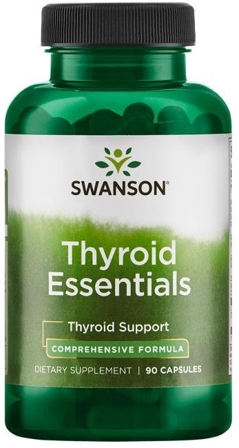 Swanson Thyroid Essentials - 90 caps | High-Quality Slimming and Weight Management | MySupplementShop.co.uk
