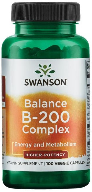 Swanson B-Complex, Balance - 100 vcaps (EAN 087614116440) - Vitamins & Minerals at MySupplementShop by Swanson