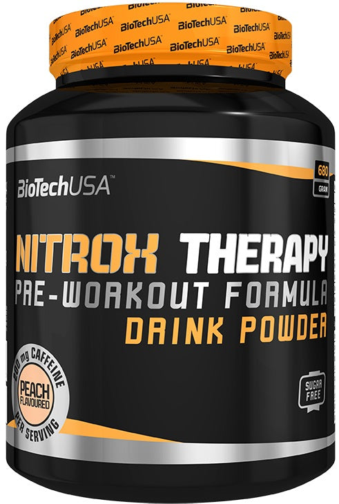 BioTechUSA Nitrox Therapy, Tropical Fruit - 680 grams | High-Quality Nitric Oxide Boosters | MySupplementShop.co.uk