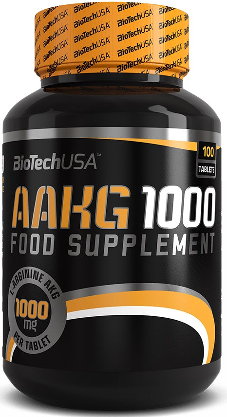 BioTechUSA AAKG 1000 - 100 tablets | High-Quality Amino Acids and BCAAs | MySupplementShop.co.uk