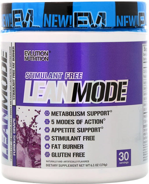EVLution Nutrition LeanMode Powder, Fruit Punch - 153 grams | High-Quality Slimming and Weight Management | MySupplementShop.co.uk