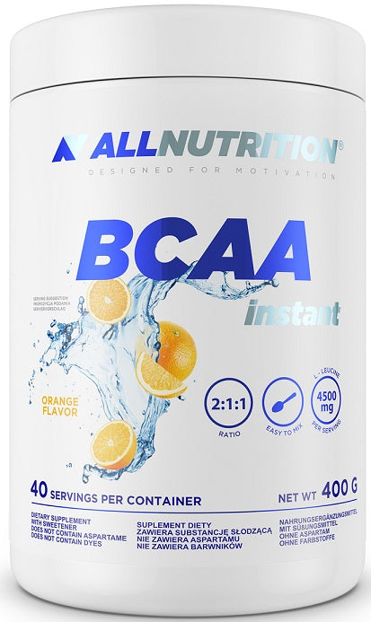 Allnutrition BCAA Instant, Orange - 400g | High-Quality Vitamins, Minerals & Supplements | MySupplementShop.co.uk