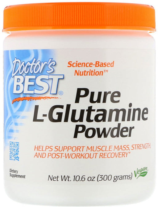 Doctor's Best L-Glutamine Powder - 300g | High-Quality L-Glutamine, Glutamine | MySupplementShop.co.uk