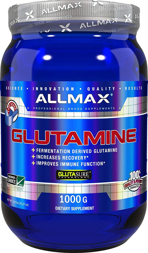 AllMax Nutrition Glutamine - 1000 grams | High-Quality L-Glutamine, Glutamine | MySupplementShop.co.uk