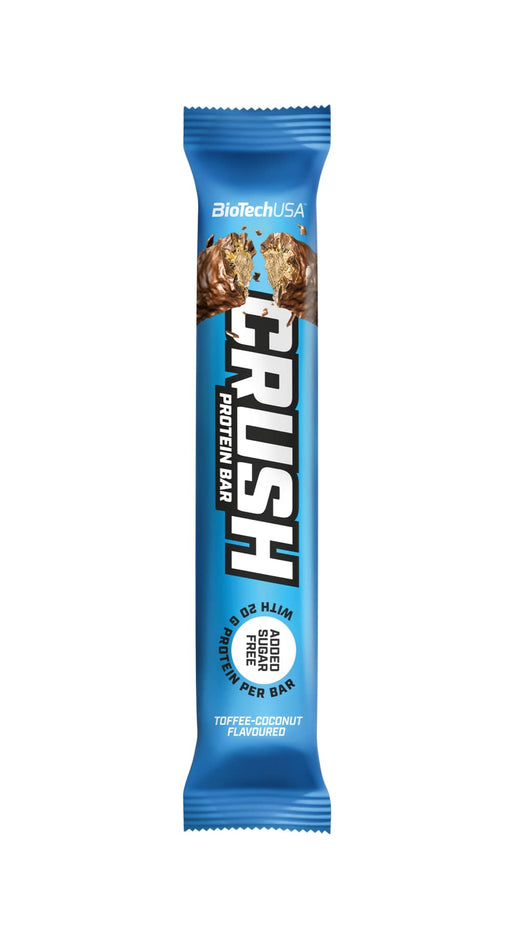 BioTechUSA Crush Bar, Toffe Coconut - 12 x 64g | High-Quality Blocks & Bars | MySupplementShop.co.uk