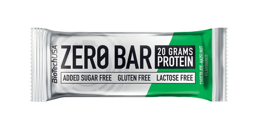 BioTechUSA Zero Bar, Chocolate-Hazelnut - 20 x 50g | High-Quality Health Foods | MySupplementShop.co.uk