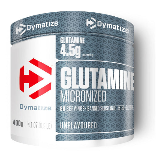 Dymatize Glutamine Micronized, Unflavoured - 400 grams | High-Quality L-Glutamine, Glutamine | MySupplementShop.co.uk