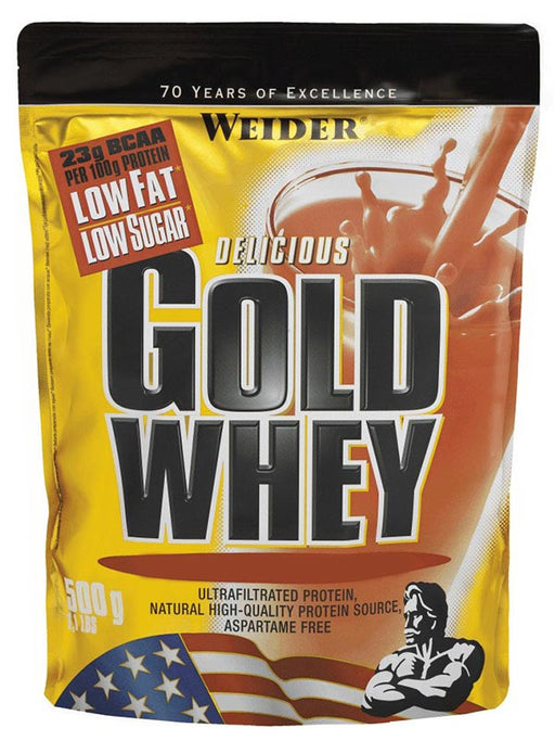 Weider Gold Whey, Milk Chocolate - 500 grams | High-Quality Protein | MySupplementShop.co.uk