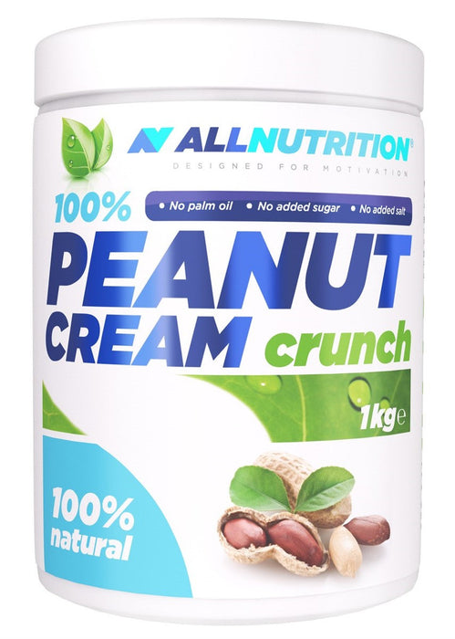 Allnutrition 100% Peanut Cream, Crunch - 1000g - Combination Multivitamins & Minerals at MySupplementShop by Allnutrition