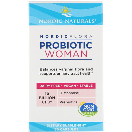 Nordic Flora Probiotic Woman - 60 caps | High-Quality Bacterial Cultures | MySupplementShop.co.uk