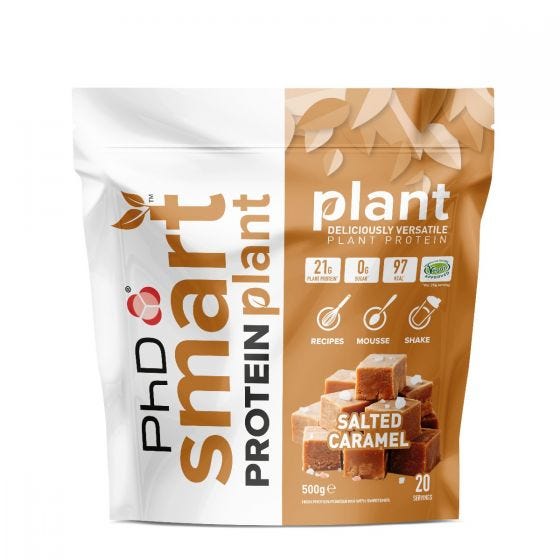 PhD Smart Protein Plant, Salted Caramel - 500 grams - Default Title - Protein at MySupplementShop by PhD