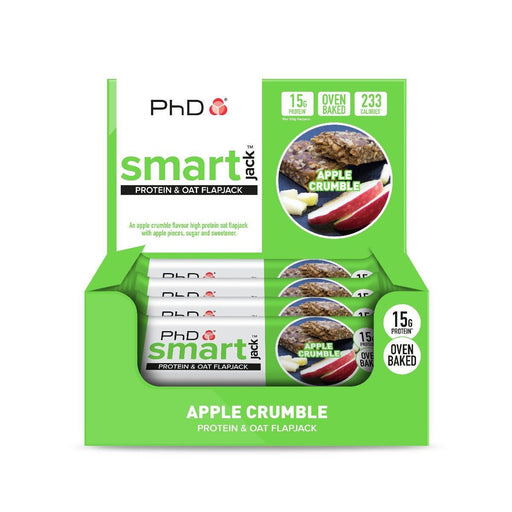 PhD Smart Jack, Apple Crumble - 12 bars | High-Quality Health Foods | MySupplementShop.co.uk