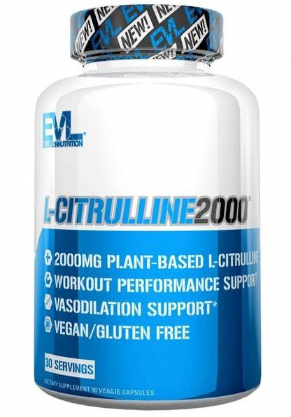 EVLution Nutrition L-Citrulline 2000 - 90 vcaps | High-Quality Amino Acids and BCAAs | MySupplementShop.co.uk