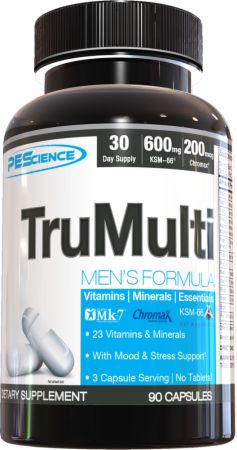 PEScience TruMulti Men's Formula - 90 caps | High-Quality Vitamins & Minerals | MySupplementShop.co.uk